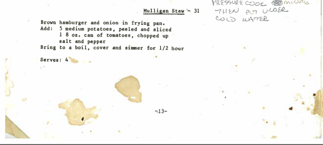 31 Mulligan Stew - 1980